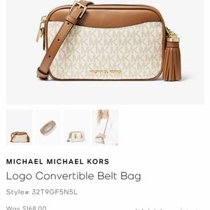 Michael Kors convertible crossbody new with tags